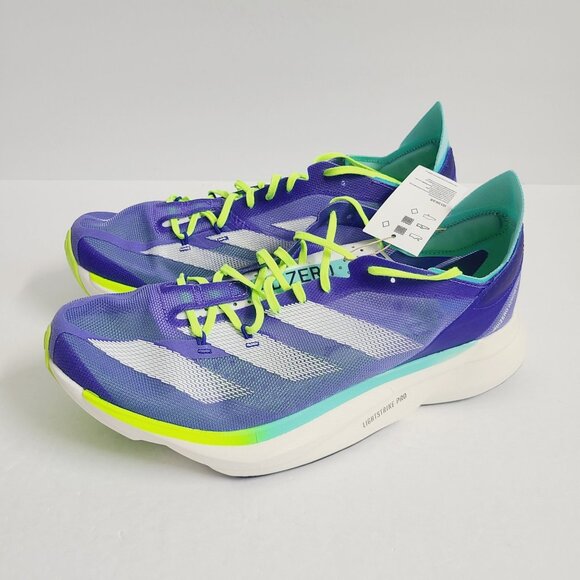 NEW Adidas Adizero Adios Pro 3 Running Shoes ID3635 Size 11.5 Cobalt Blue #2